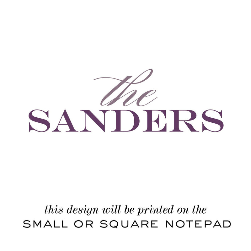 Sanders Partner Pair Notepads