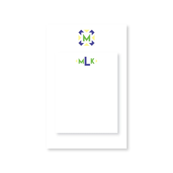 Monogrammed Partner Pair Notepads