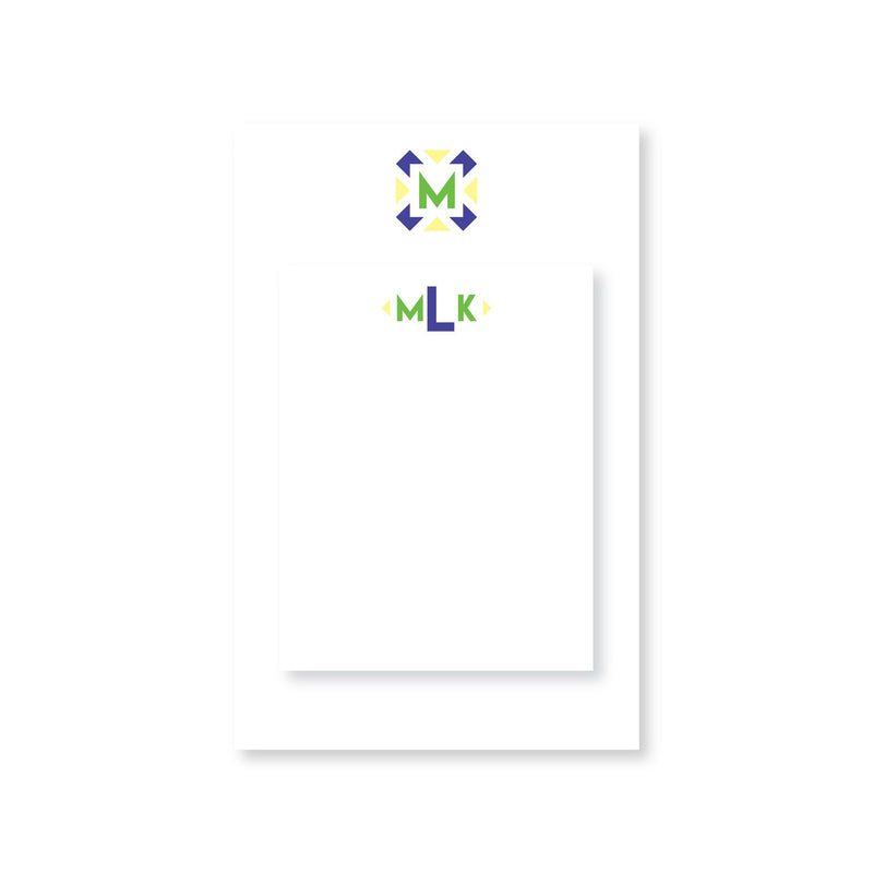 Monogrammed Partner Pair Notepads