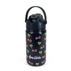 xo hearts water bottle kids tennis