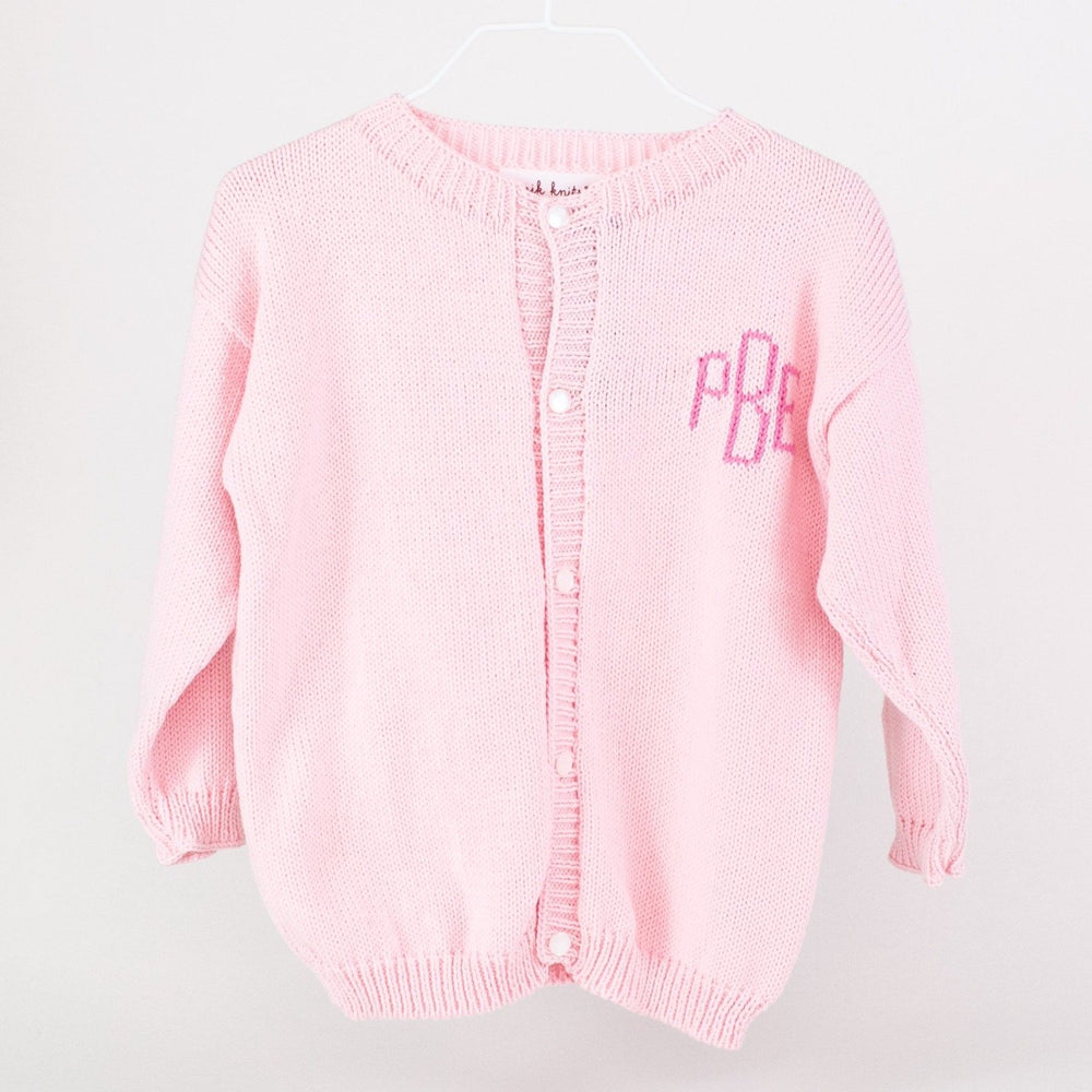 Monogrammed Hand retailer blocked cotton girl's jumper