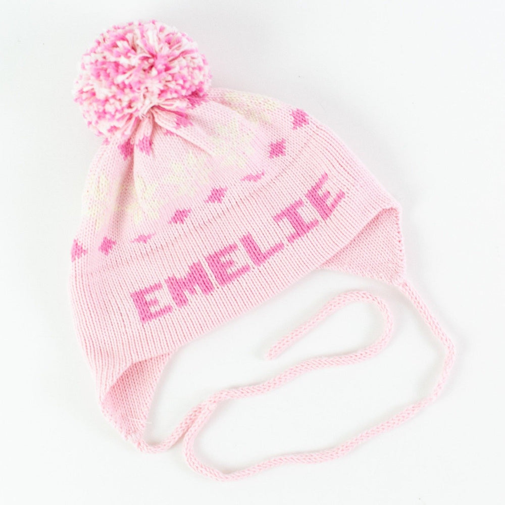 Personalized Girl Hat, Custom Hat With Name, Knitted hat high quality for kids, Personalized Baby Hat, Winter hat with ear flap, Personalized Newborn Hat