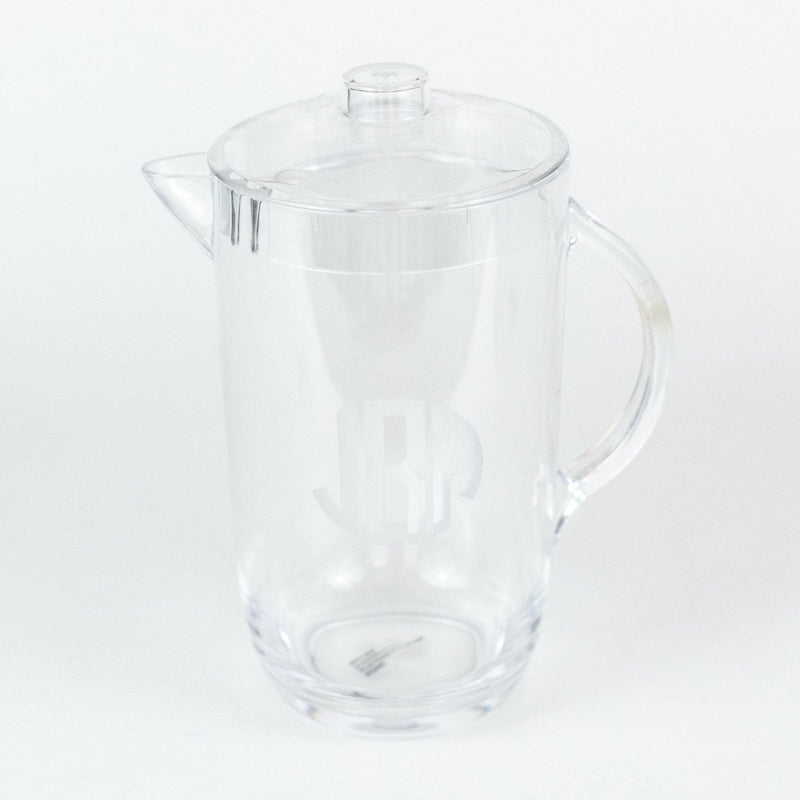 Clear Hammered Acrylic Pitcher –