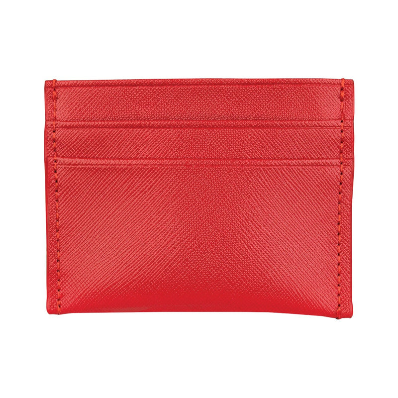 Saffiano Leather Card Holder, Leather Card Wallet, Wallet Card Holder